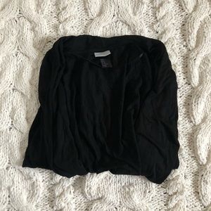 H&M // Black ‘Waterfall’ Cardigan